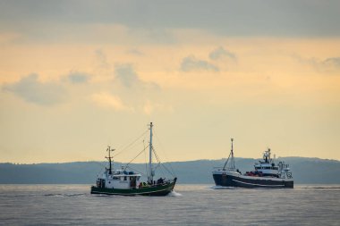 Gemi Baltık Denizi Adası Rügen, Almanya