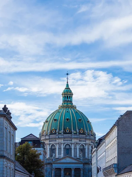 Iglesia Frederiks en la ciudad Copenhague, Dinamarca — Foto de Stock