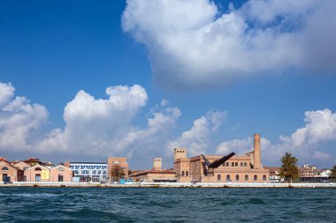 Canale della Giudecca üzerinden Venedik, İtalya