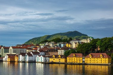 Bergen Norveç'te şehrine görüntülemek