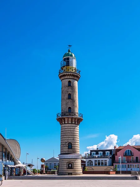 View Lighthouse Warnemuende Germany — Stock Photo, Image