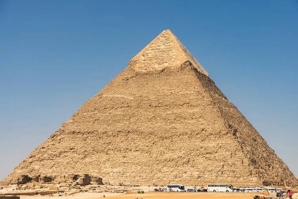 Pyramiden av Khafre (även kallad Khafra, Khefren) eller av Chephren — Stockfoto