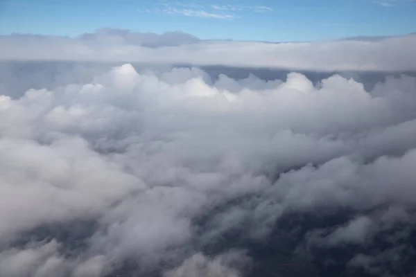 Photography of clouds made from airplane — Stockfoto