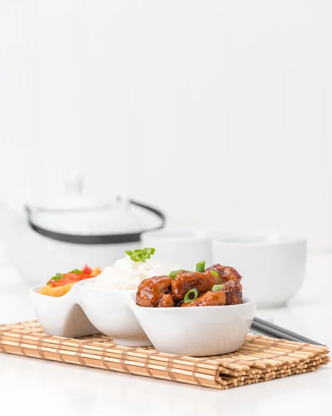 Honey Garlic Ribs Portrait — Stock Photo, Image