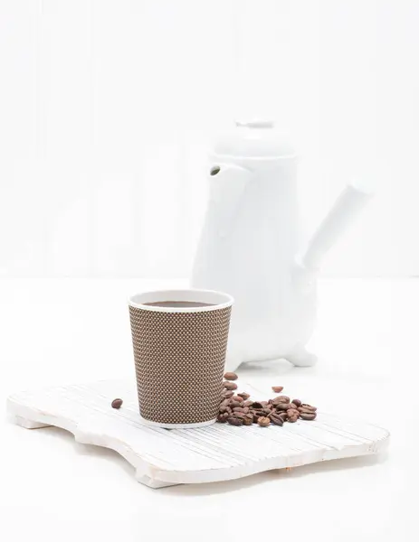 Coffee to Go Portrait — Stock Photo, Image