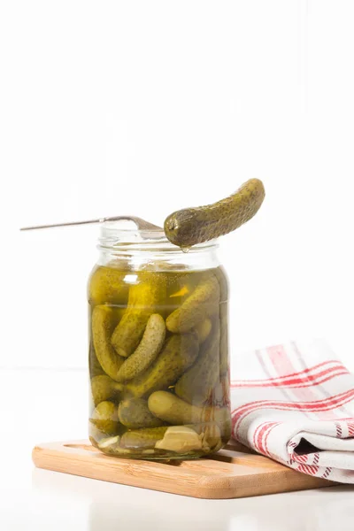 Vitlök Dill Pickles — Stockfoto