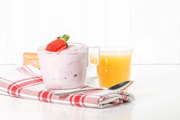 Griekse yoghurt Cup — Stockfoto