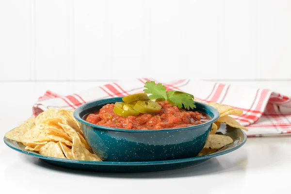 Spicy Salsa Bowl — Stock Photo, Image