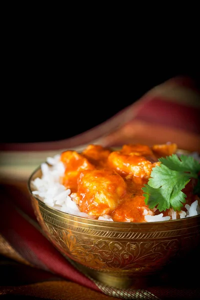 Indian Butter Chicken Portrait — Stock Photo, Image