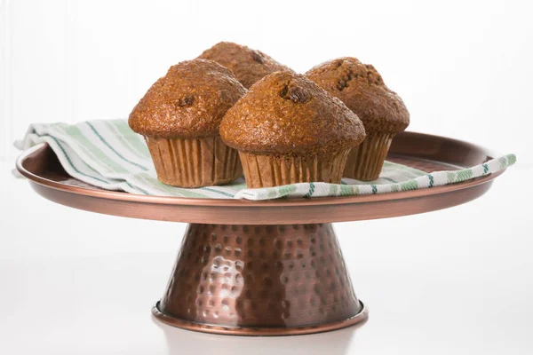 Muffins de salvado de pasas — Foto de Stock