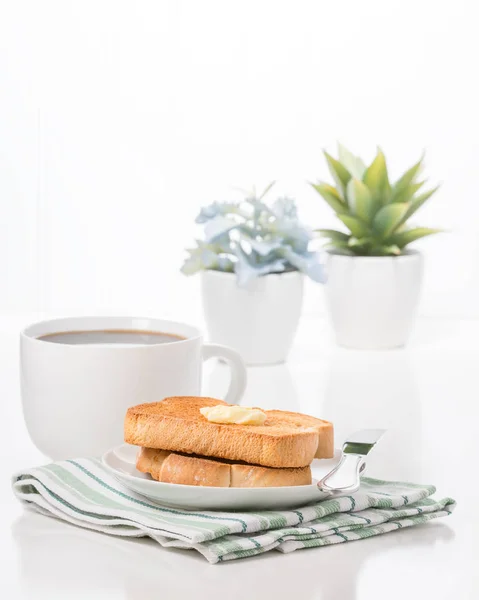 Tostadas y retrato de café — Foto de Stock