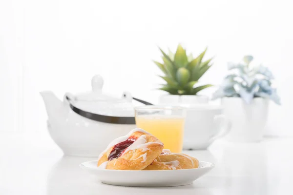 Desayuno dulce por la mañana — Foto de Stock