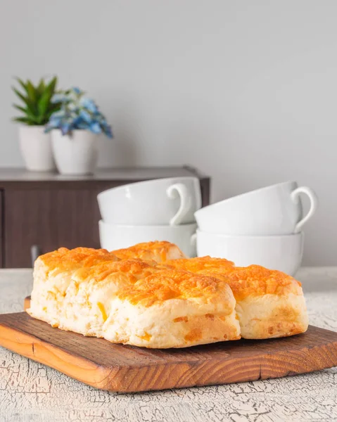 Biscoitos de chá de queijo — Fotografia de Stock