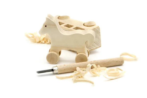 Carved Wooden Toys — Stock Photo, Image