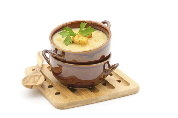 黄色豌豆汤 — 图库照片