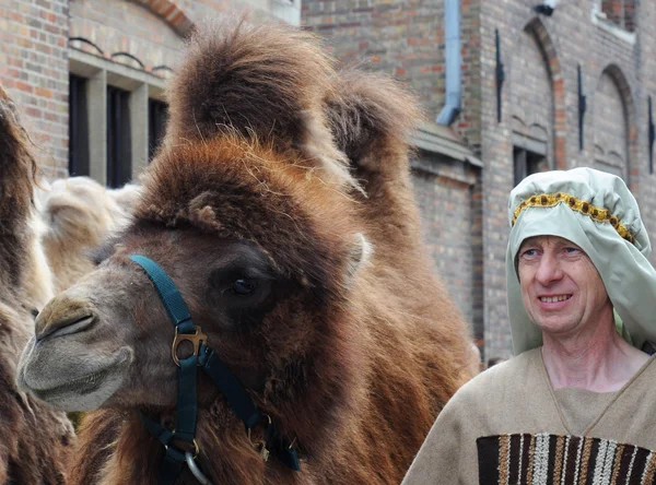 Processione del sangue santo, evento annuale a Bruges, Fiandre, Belgio — Foto Stock