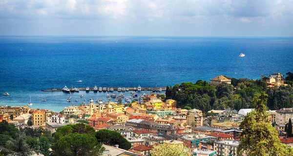 Ciudad Puerto Santa Margherita Ligure Junto Mar Liguria Italia — Foto de Stock