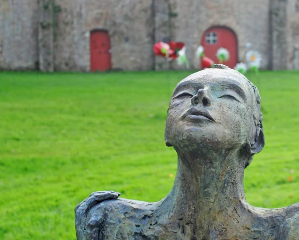 Arte Annie Vanlerberghe Exposición Anual Aire Libre Lissewegenear Brujas Bélgica —  Fotos de Stock