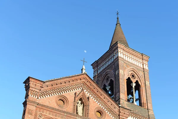 Antigua Iglesia Franciscana Santa Maria Strada Ciudad Monza Lombardia Italia — Foto de Stock