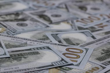 ABD Yüz Dolarlık Banknotlar Arkaplanı