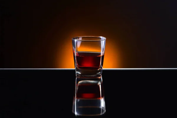 Glass with  alcoholic drink — Stock Photo, Image