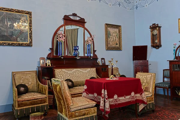 Sala de estar do século XIX — Fotografia de Stock