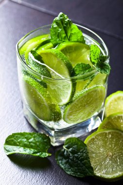 Limon ve nane ile içmek