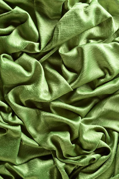 Гладкий зелёный атлас — стоковое фото
