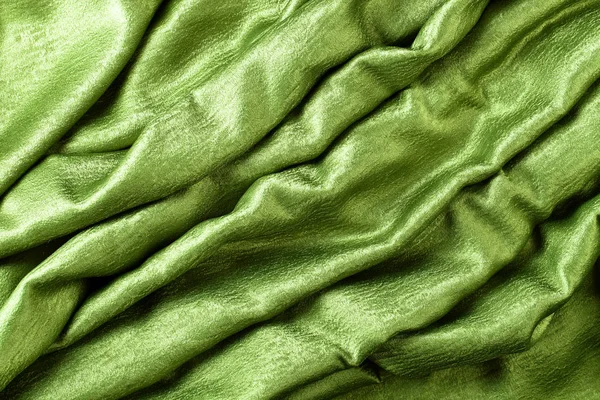 Liso elegante satén verde — Foto de Stock