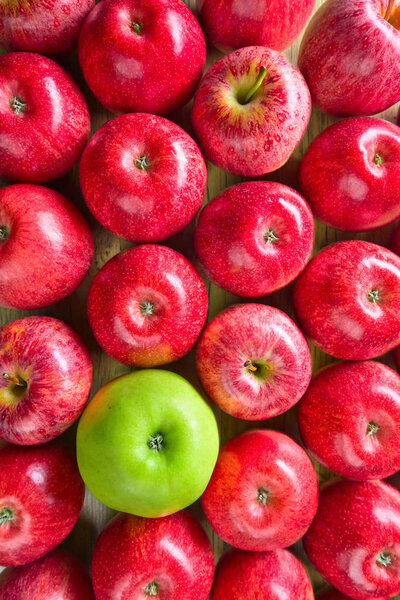 Ripe juicy apples