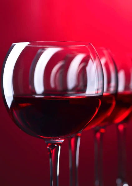 붉은 포도주 한잔 — 스톡 사진