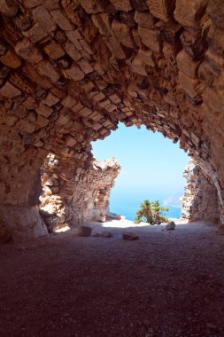 Rodos, Yunanistan, Monolithos Kalesi .