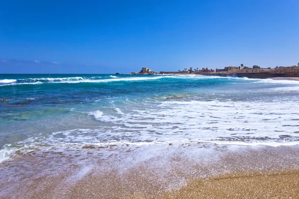 Mar Mediterraneo in Israele  . — Foto Stock