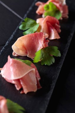 Jamon serrano maydanoz ile . 