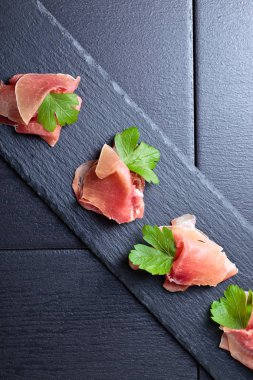 Jamon serrano maydanoz ile . 