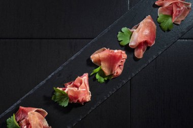 Jamon serrano maydanoz ile . 