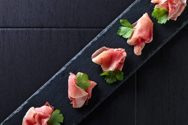 Jamon serrano maydanoz ile . 