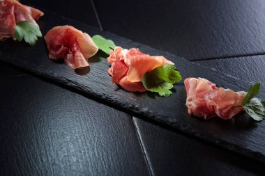 Jamon serrano maydanoz ile . 