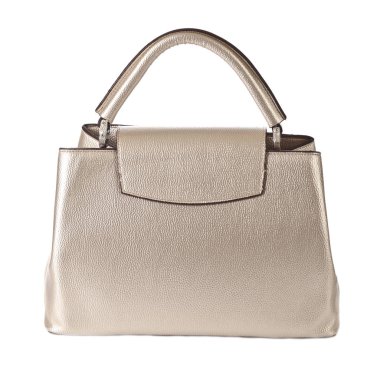 Beyaz arka plan üzerinde izole kadın el çantası .