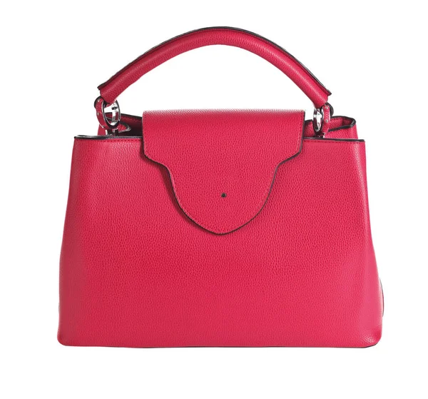 Beyaz arka plan üzerinde izole kadın el çantası .