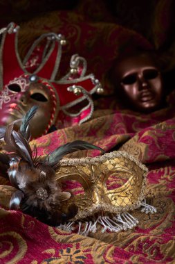 Eski karnaval maskesi .