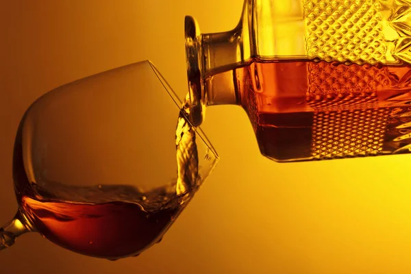 Snifter of brandy . — Stock Photo, Image