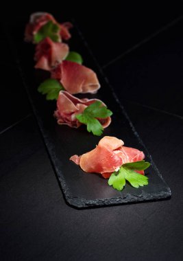 Jamon serrano maydanoz ile . 