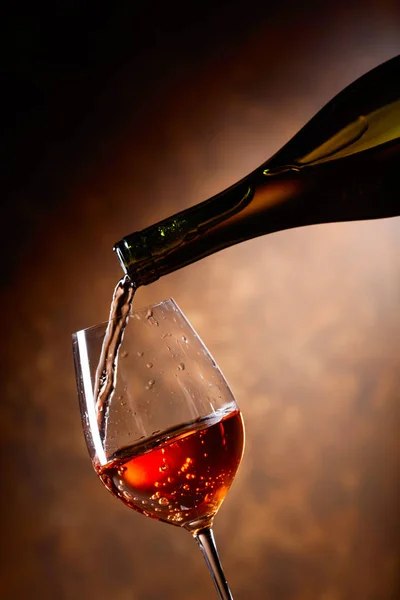 Glas vitt vin. — Stockfoto
