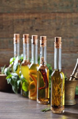 zeytinyağı ile baharat .