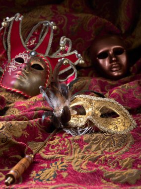 Eski karnaval maskesi .