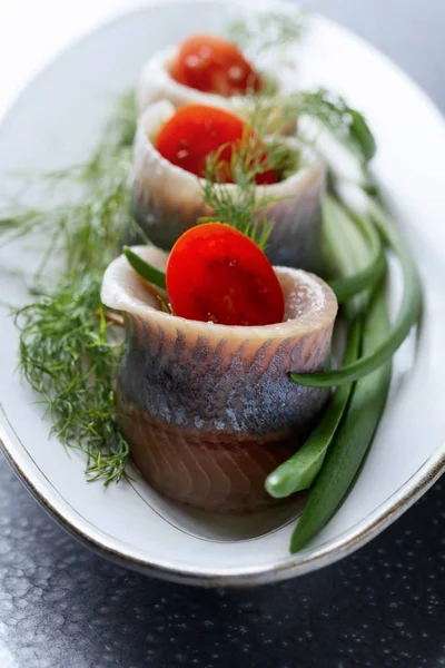 Filete de Arenque Atlántico en aceite . —  Fotos de Stock