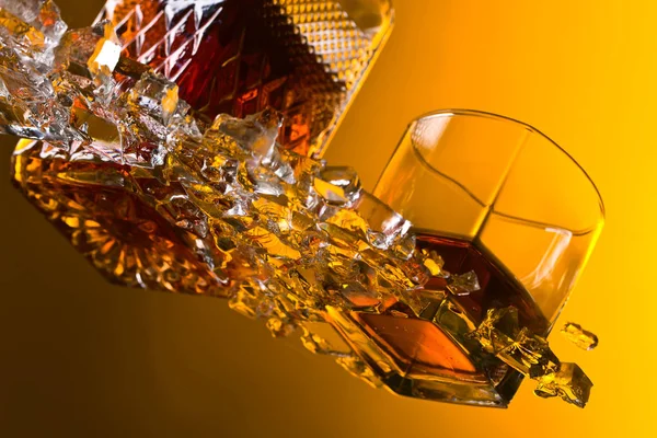 Whisky s ledem . — Stock fotografie