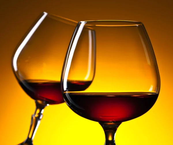 Glazen voor brandy . — Stockfoto