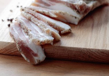 Pastırma ile baharat .